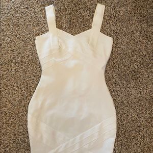 White Bandage mini dress